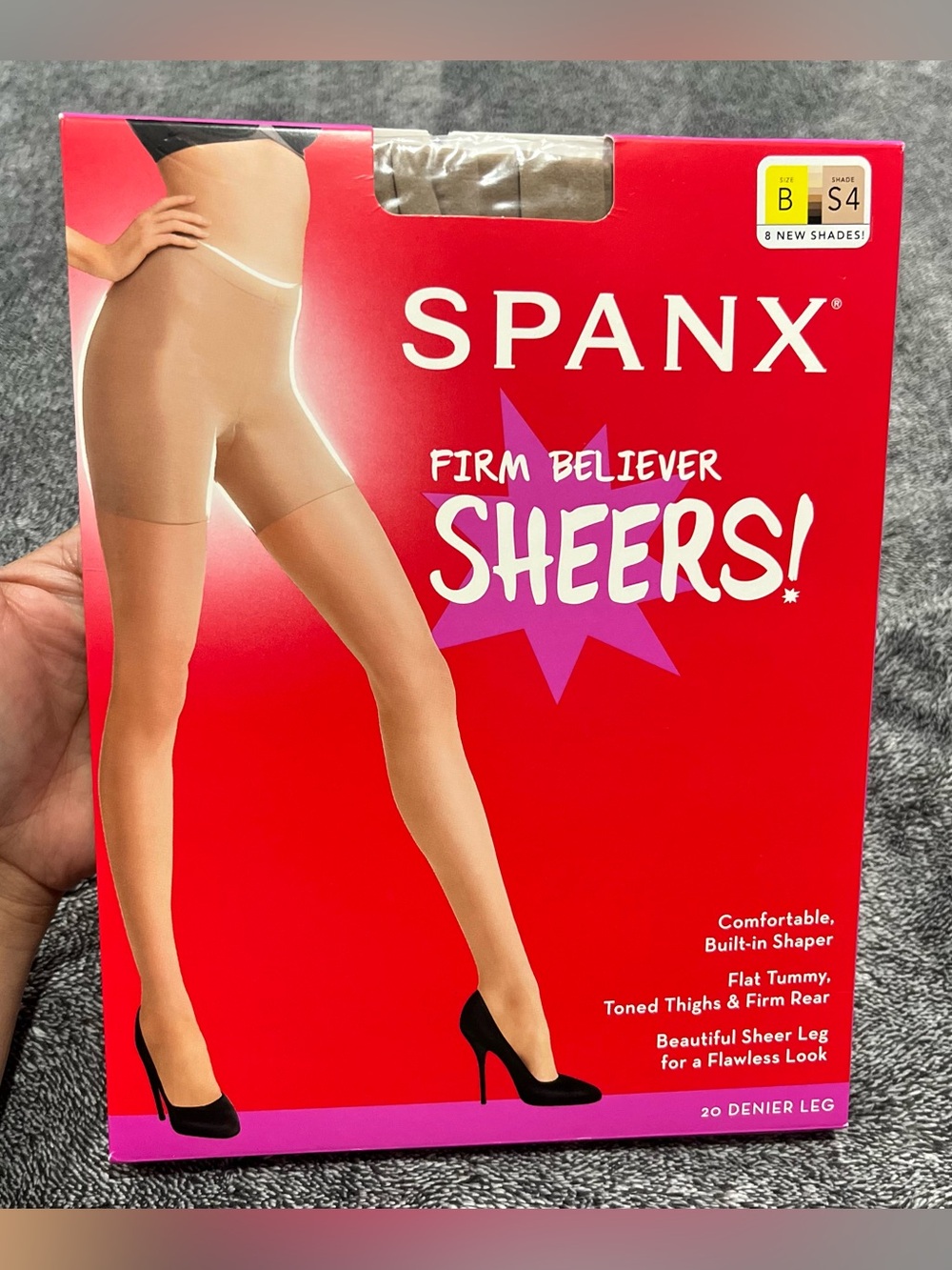 SPANX Firm Believer Sheers Tights 20 Denier Leg Size B/S4